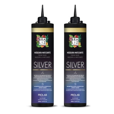 BRALIZ BLONDE CARE SILVER (Plata) 500ml Mask Matizante