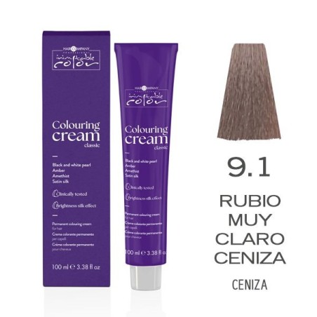 HC. COLOR CREAM 9.1  ASH VERY LIGHT BLOND 100 ml