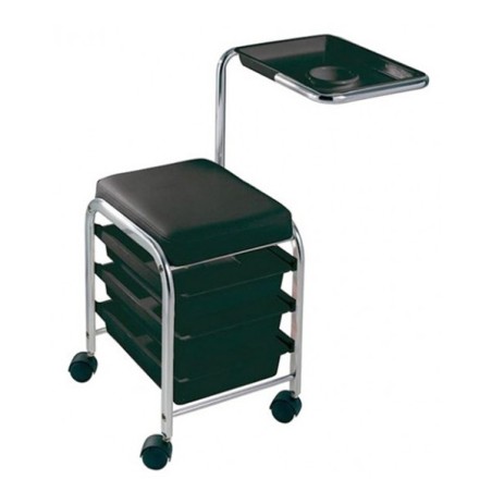 CARRITO MANI MANICURA NEGRO BIFULL