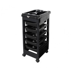 CARRITO AUXILIAR MULTIFUNCIONAL CHLOE NEGRO BIFULL