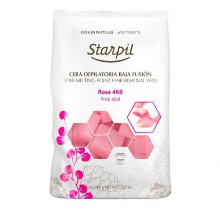 STARPIL BOLSA CERA TACOS ROSA 4 ABEJAS 1KG