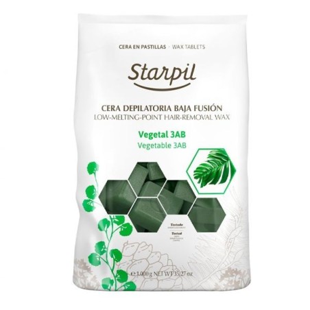 STARPIL BOLSA CERA TACOS VEGETAL 3 ABEJAS 1KG