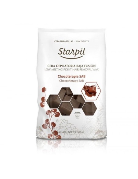 STARPIL BOLSA CERA TACOS CHOCOLATE 5 ABEJAS 1KG
