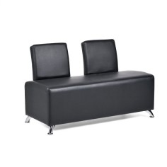 SILLON DE ESPERA DOBLE SELENE DOBLE BLACK BIFULL