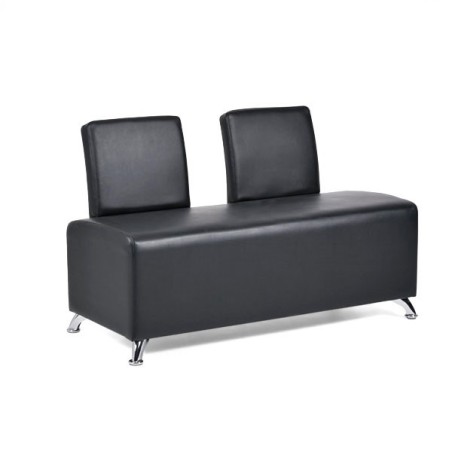 SILLON DE ESPERA DOBLE SELENE DOBLE BLACK BIFULL