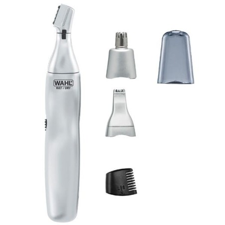 WAHL TRIMMER (3 Cabezales) PLATA/NEGRO (3 en 1)